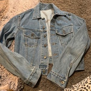 BRANDY MELVILLE, cropped jean jacket, size S/M